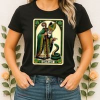 St Patricks Day Tarot Card GoN Git Funny St Patrick Women's T-Shirt thumb 2