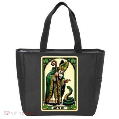 St Patricks Day Tarot Card GoN Git Funny St Patrick Bag