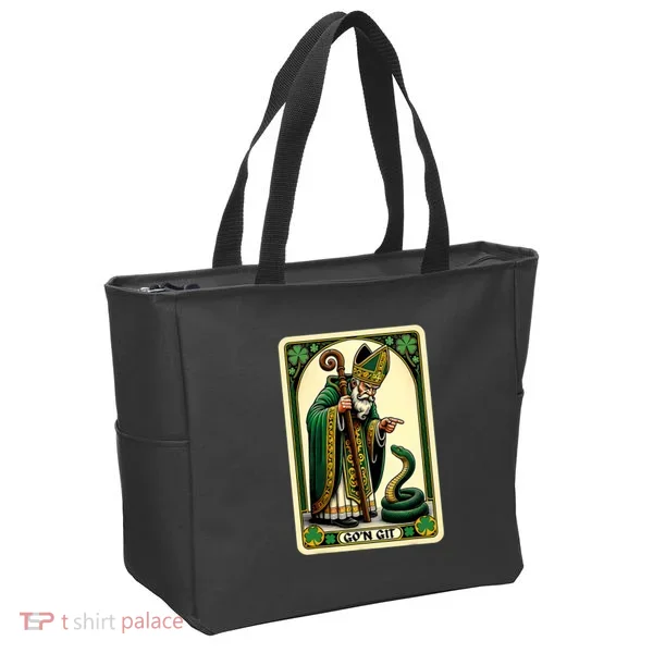 St Patricks Day Tarot Card GoN Git Funny St Patrick Tote Bag
