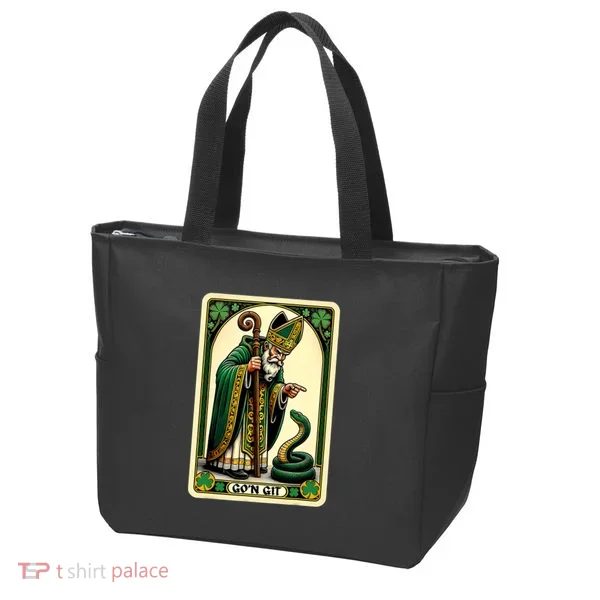 St Patricks Day Tarot Card GoN Git Funny St Patrick Tote Bag