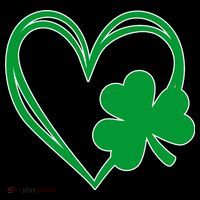 St Patricks Day Shamrock Heart Toddler Hoodie thumb 2