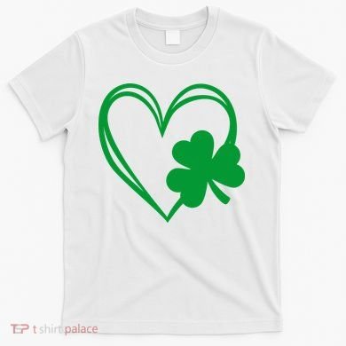 St Patricks Day Shamrock Heart T-Shirt