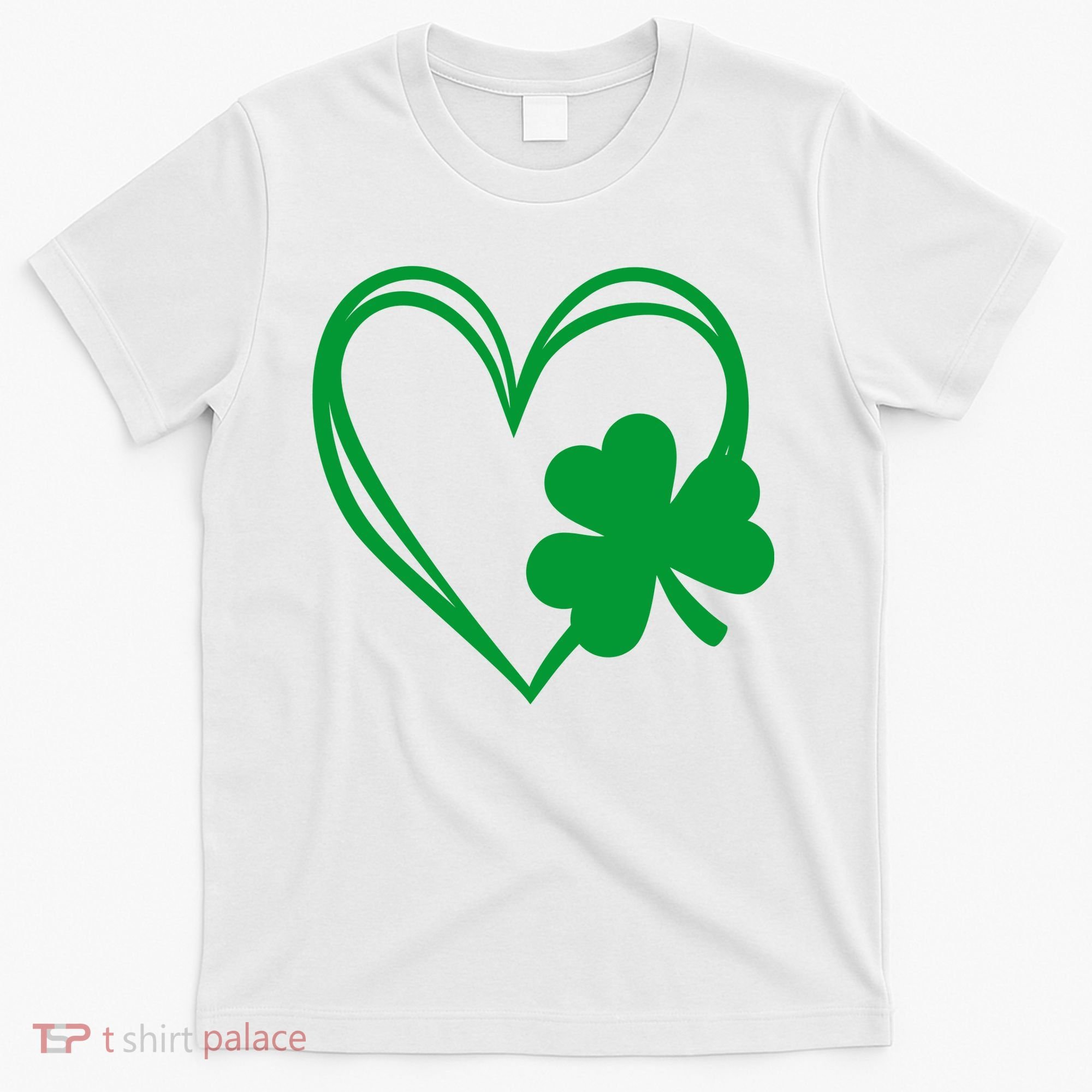 St Patricks Day Shamrock Heart T-Shirt