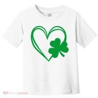 St Patricks Day Shamrock Heart Toddler T-Shirt thumb 0