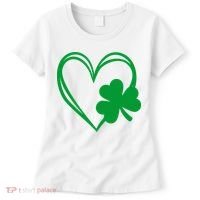 St Patricks Day Shamrock Heart Women's T-Shirt thumb 0