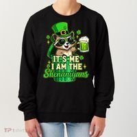 St Patrick's Day Its Me I Am The Shenanigans Raccoon Women's Sweatshirt thumb 0