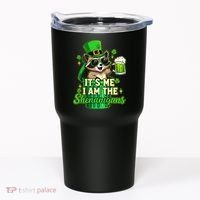 St Patrick's Day Its Me I Am The Shenanigans Raccoon Tumbler thumb 0