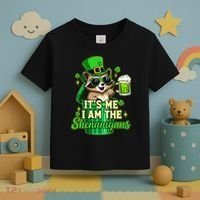 St Patrick's Day Its Me I Am The Shenanigans Raccoon Toddler T-Shirt thumb 3