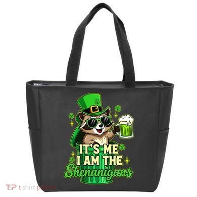 St Patrick's Day Its Me I Am The Shenanigans Raccoon Tote Bag