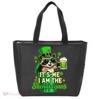 St Patrick's Day Its Me I Am The Shenanigans Raccoon Tote Bag thumb 0