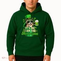 St Patrick's Day Its Me I Am The Shenanigans Raccoon Hoodie thumb 2