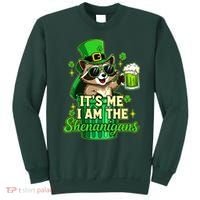 St Patrick's Day Its Me I Am The Shenanigans Raccoon Sweatshirt thumb 0