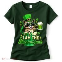 St Patrick's Day Its Me I Am The Shenanigans Raccoon Women's T-Shirt thumb 0