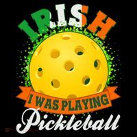 St Patricks Day Irish I Was Playing Pickleball Women's T-Shirt thumb 6