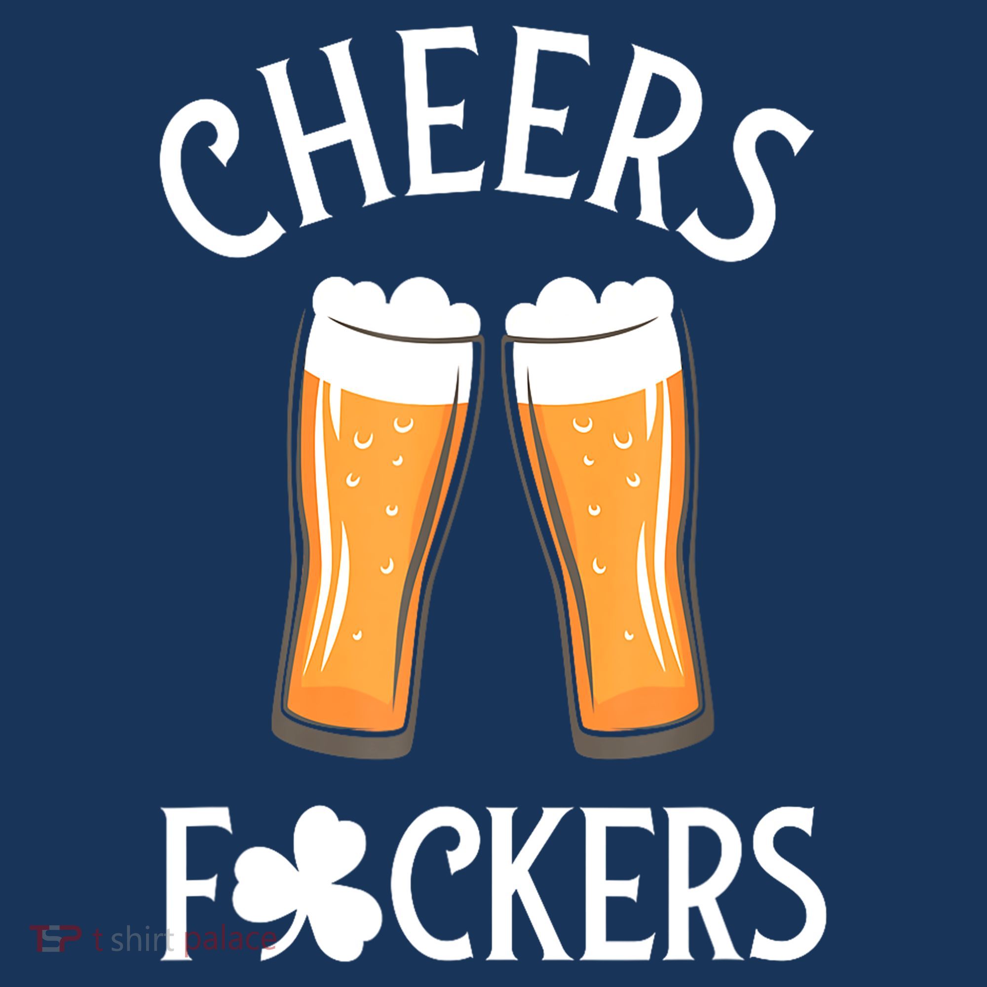 St PatrickS Day Cheers Fuckers Shamrock Clover Beer Adult Gift Visor