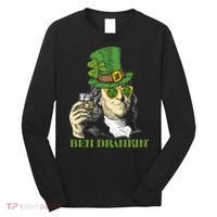St Patricks Day, Ben Drankin, Funny Irish, Funny St Patricks Day Long Sleeve Shirt thumb 0