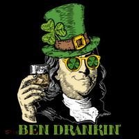 St Patricks Day, Ben Drankin, Funny Irish, Funny St Patricks Day Women's Hoodie thumb 2