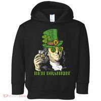 St Patricks Day, Ben Drankin, Funny Irish, Funny St Patricks Day Toddler Hoodie thumb 0