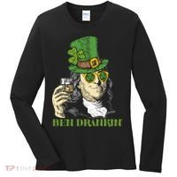 St Patricks Day, Ben Drankin, Funny Irish, Funny St Patricks Day Women's Long Sleeve Shirt thumb 0