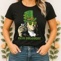 St Patricks Day, Ben Drankin, Funny Irish, Funny St Patricks Day Women's T-Shirt thumb 2