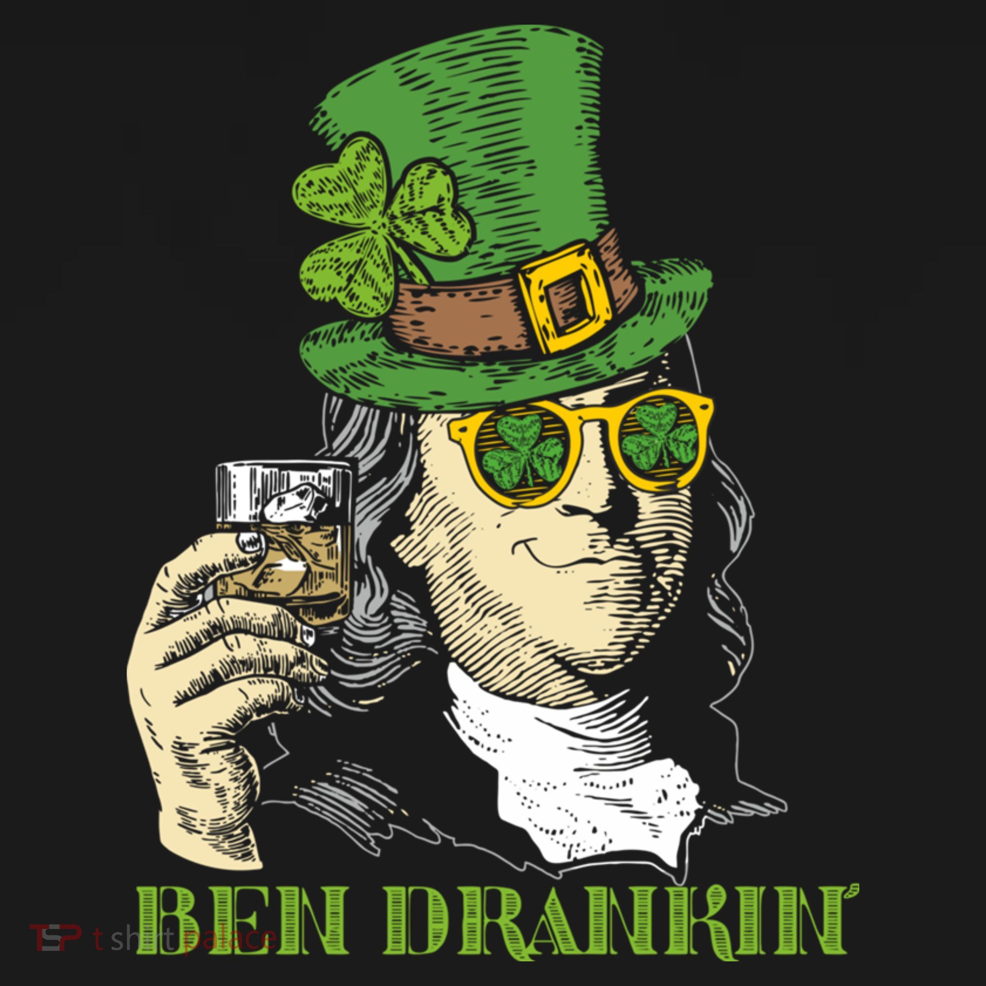 St Patricks Day, Ben Drankin, Funny Irish, Funny St Patricks Day Kids T-Shirt