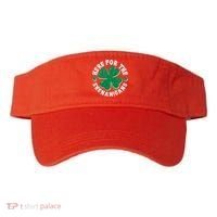 St Patricks Day Here For The Shenanigans Lucky Shamrock Clover Visor thumb 0
