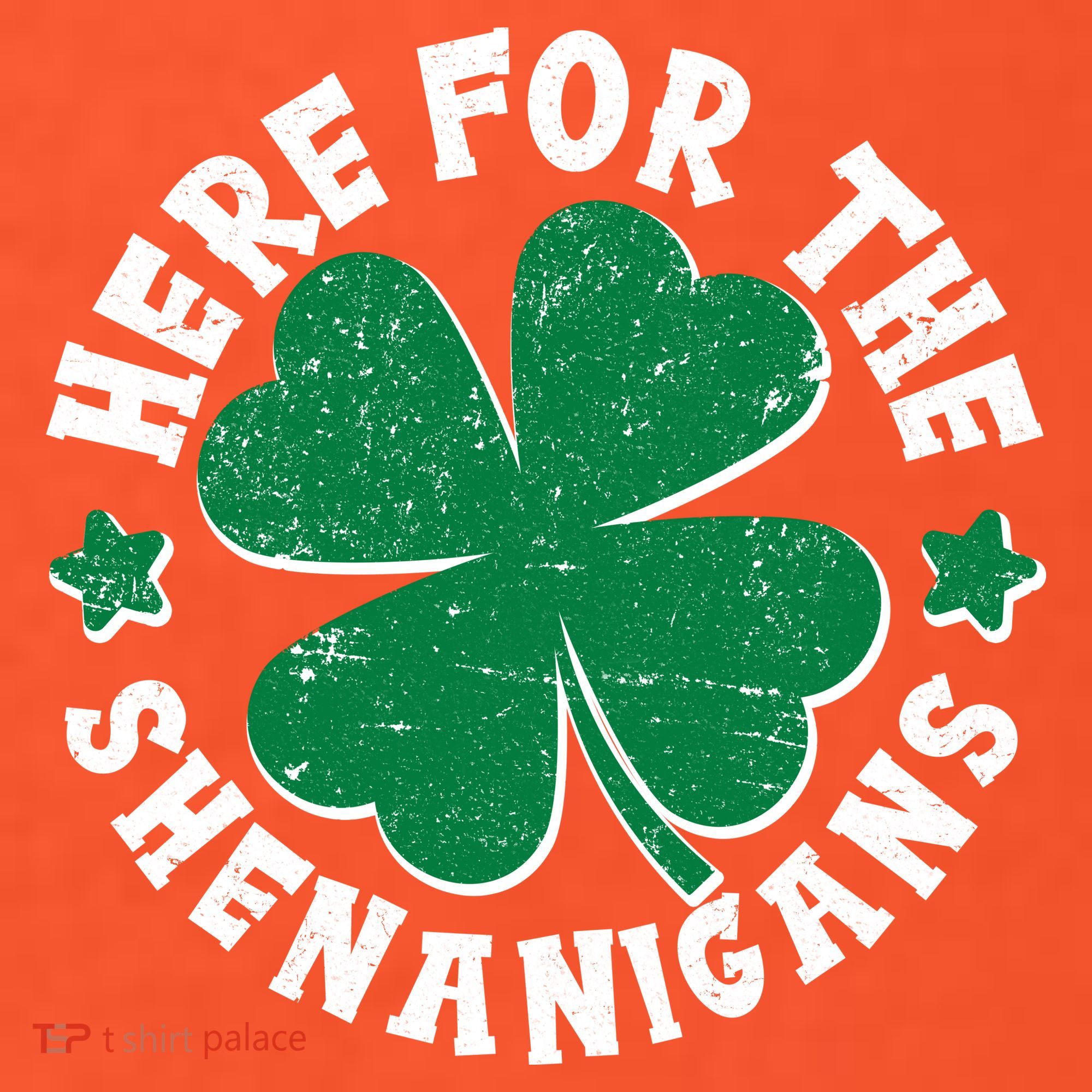 St Patricks Day Here For The Shenanigans Lucky Shamrock Clover Women's T-Shirt