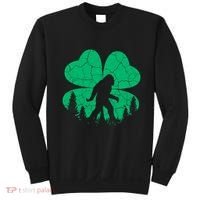 St Patricks Day Bigfoot Sasquatch Irish Clover Sweatshirt thumb 0