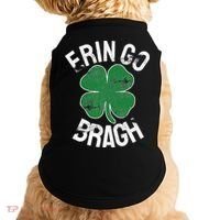 St. Patrick's Day Shamrock Erin Go Bragh Irish Saint Paddy's Doggie Tank thumb 0