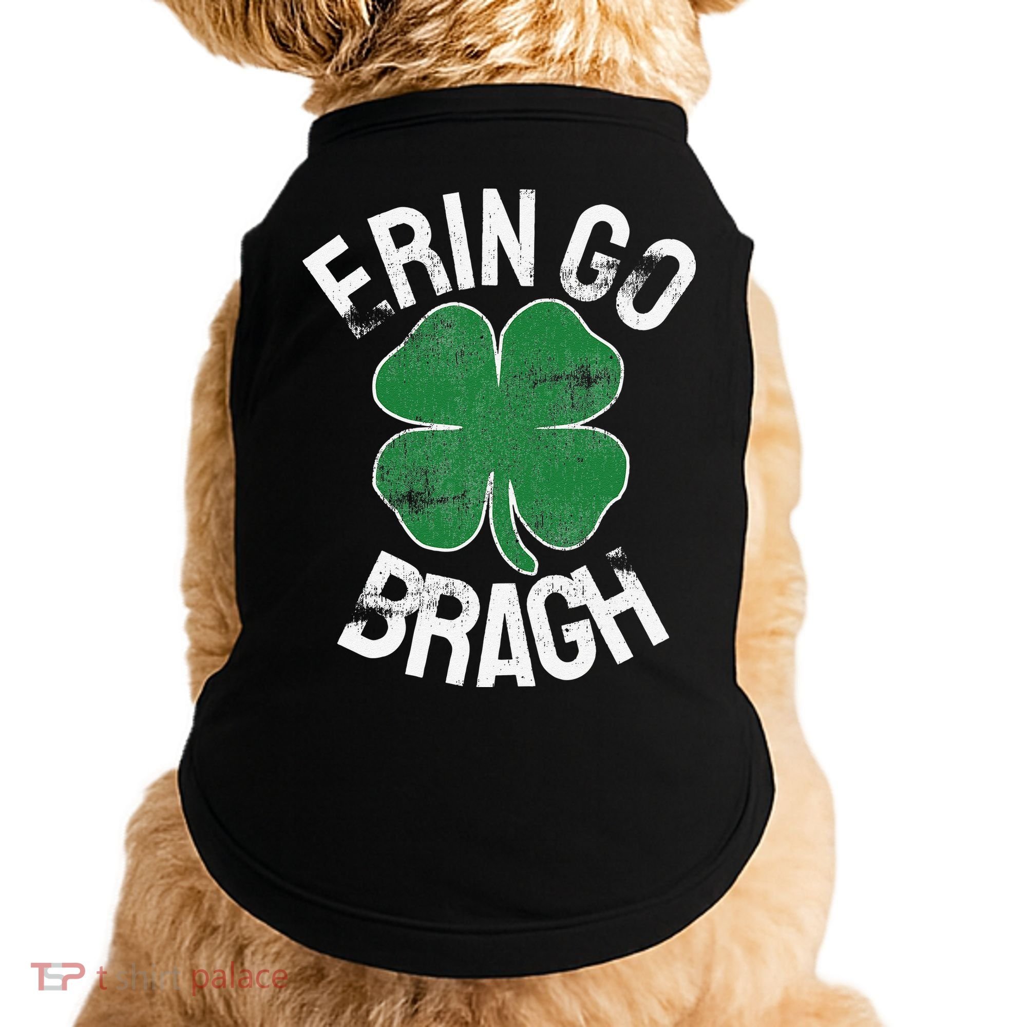 St. Patrick's Day Shamrock Erin Go Bragh Irish Saint Paddy's Doggie Tank