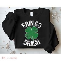 St. Patrick's Day Shamrock Erin Go Bragh Irish Saint Paddy's Sweatshirt thumb 2