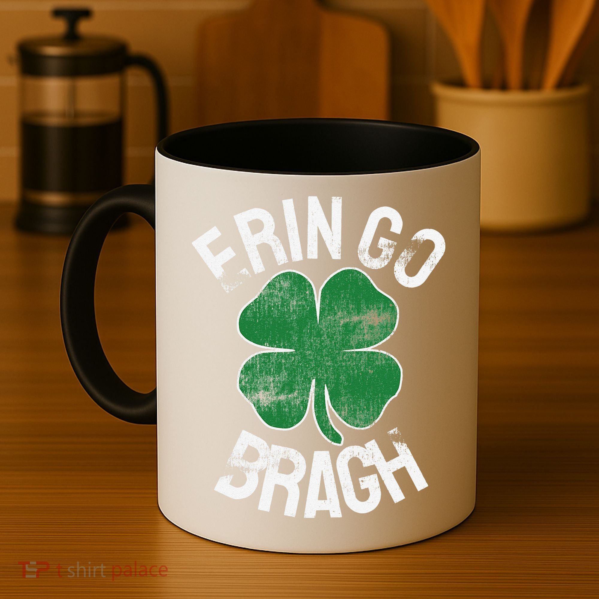 St. Patrick's Day Shamrock Erin Go Bragh Irish Saint Paddy's Coffee Mug