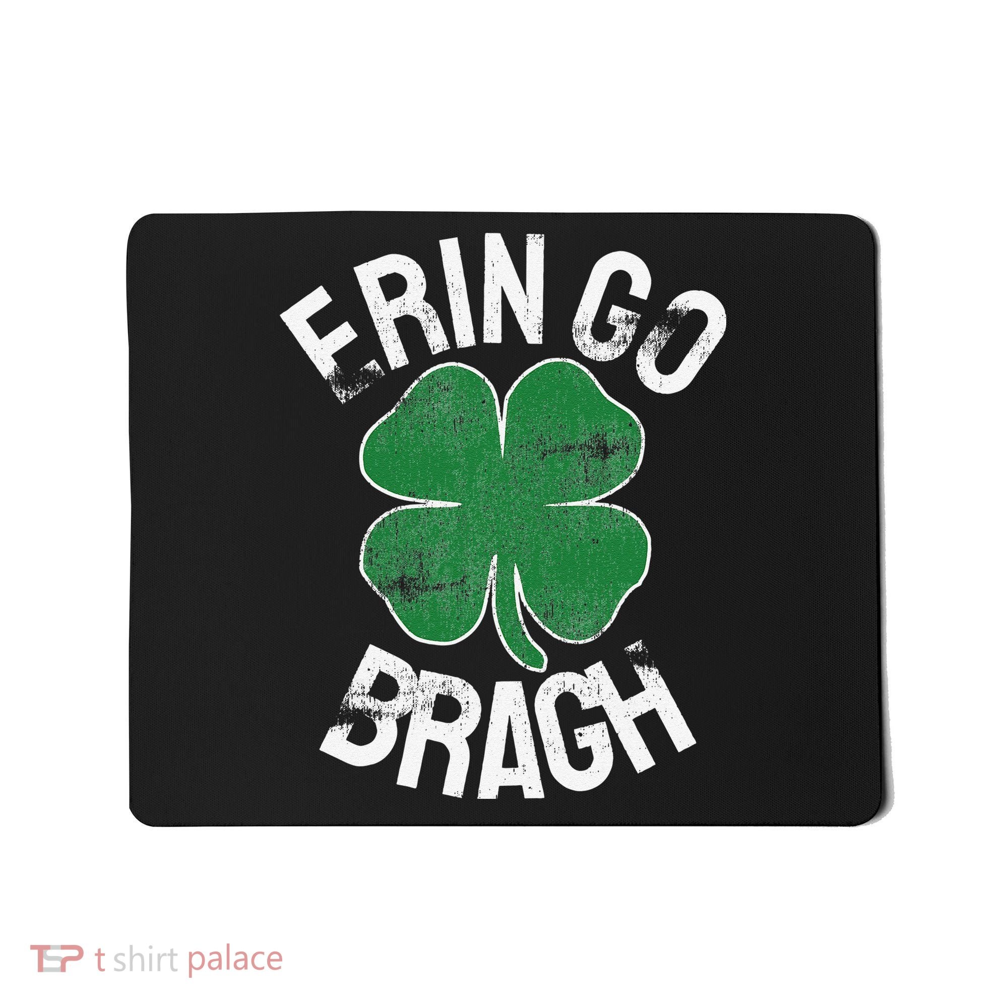 St. Patrick's Day Shamrock Erin Go Bragh Irish Saint Paddy's Mousepad