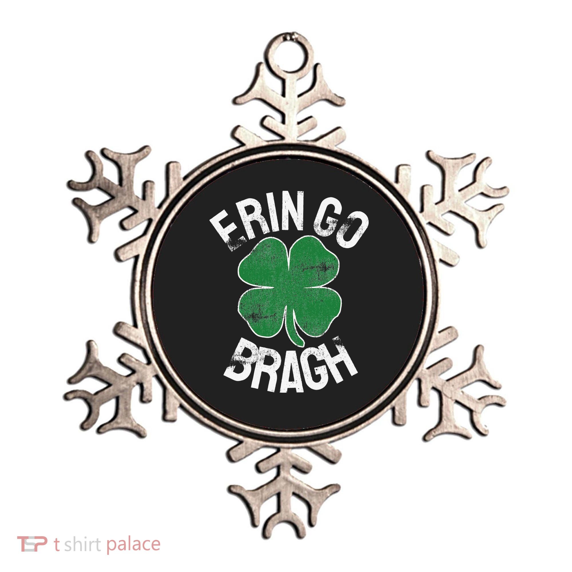 St. Patrick's Day Shamrock Erin Go Bragh Irish Saint Paddy's Ornament