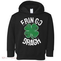 St. Patrick's Day Shamrock Erin Go Bragh Irish Saint Paddy's Toddler Hoodie thumb 0