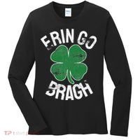 St. Patrick's Day Shamrock Erin Go Bragh Irish Saint Paddy's Women's Long Sleeve Shirt thumb 0