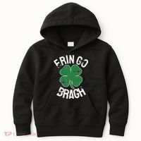 St. Patrick's Day Shamrock Erin Go Bragh Irish Saint Paddy's Kids Hoodie thumb 0