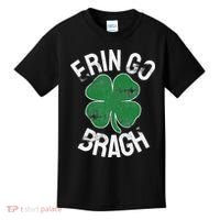 St. Patrick's Day Shamrock Erin Go Bragh Irish Saint Paddy's Kids T-Shirt thumb 0