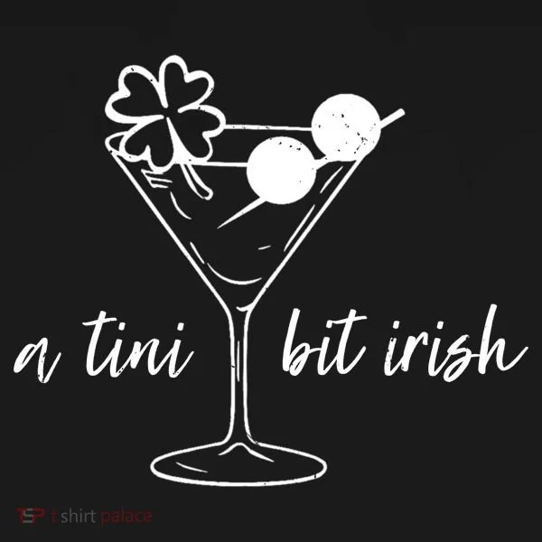 St Patricks Day A Tini Bit Irish Doggie Tank