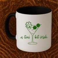 St Patricks Day A Tini Bit Irish Coffee Mug thumb 2