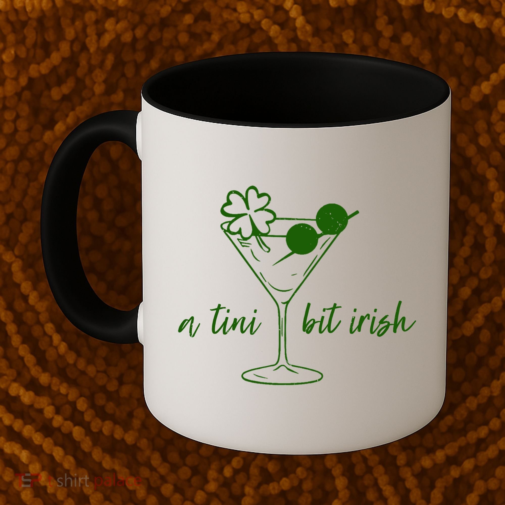 St Patricks Day A Tini Bit Irish Coffee Mug