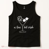 St Patricks Day A Tini Bit Irish Tank Top thumb 2