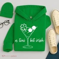 St Patricks Day A Tini Bit Irish Hoodie thumb 4