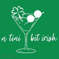 St Patricks Day A Tini Bit Irish Coaster thumb 2