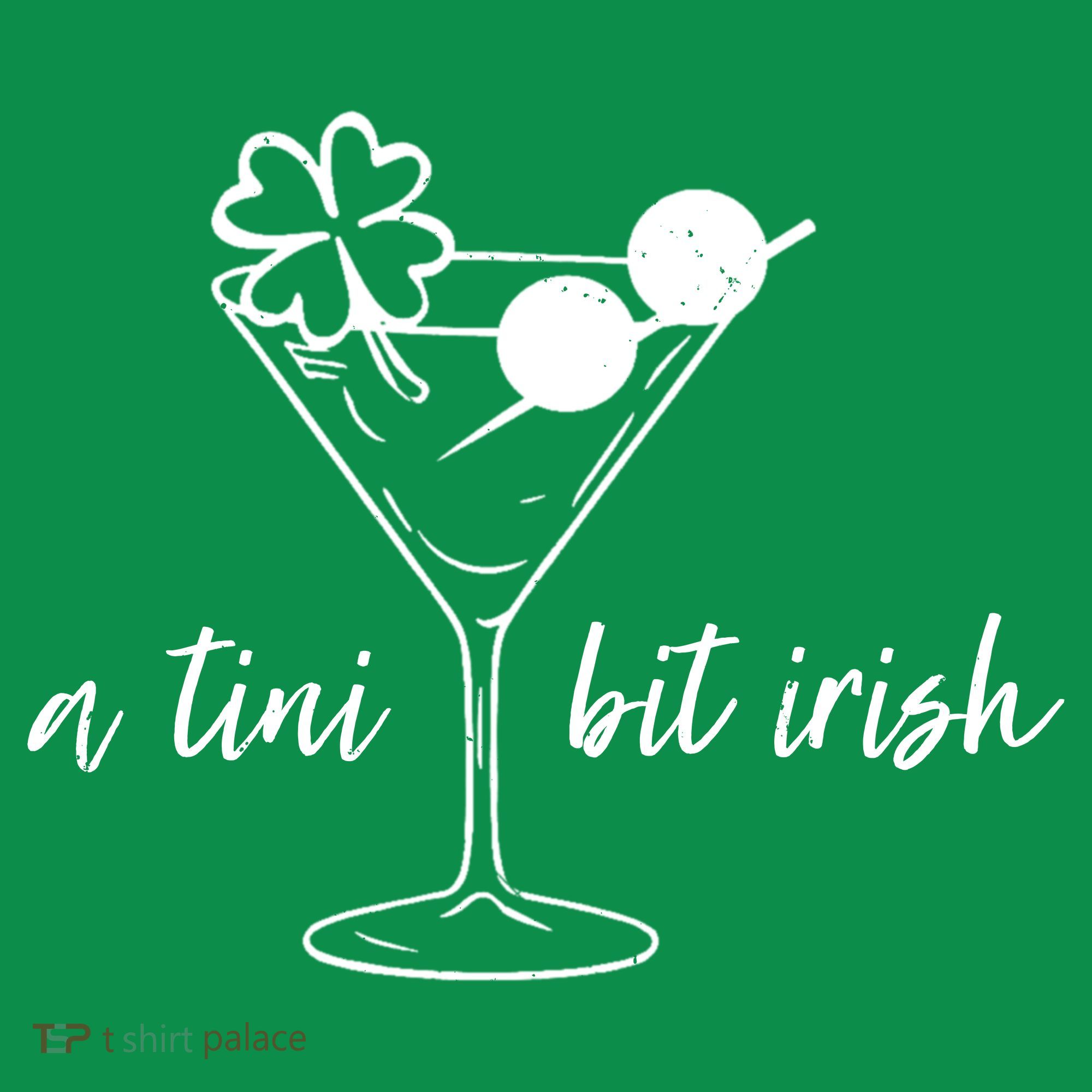 St Patricks Day A Tini Bit Irish Coaster