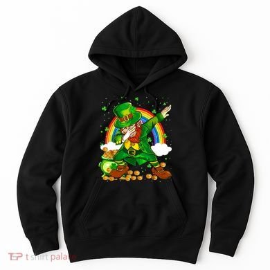 St Patricks Day Dabbing Leprechaun Boy Funny Dab Dance Hoodie