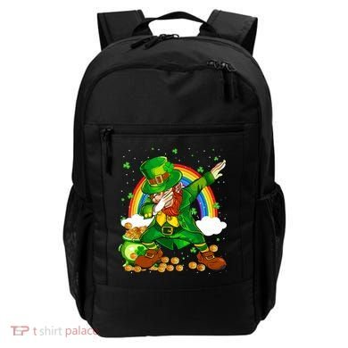 St Patricks Day Dabbing Leprechaun Boy Funny Dab Dance Backpack