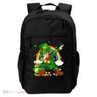 St Patricks Day Dabbing Leprechaun Boy Funny Dab Dance Backpack thumb 0