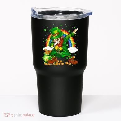 St Patricks Day Dabbing Leprechaun Boy Funny Dab Dance Tumbler