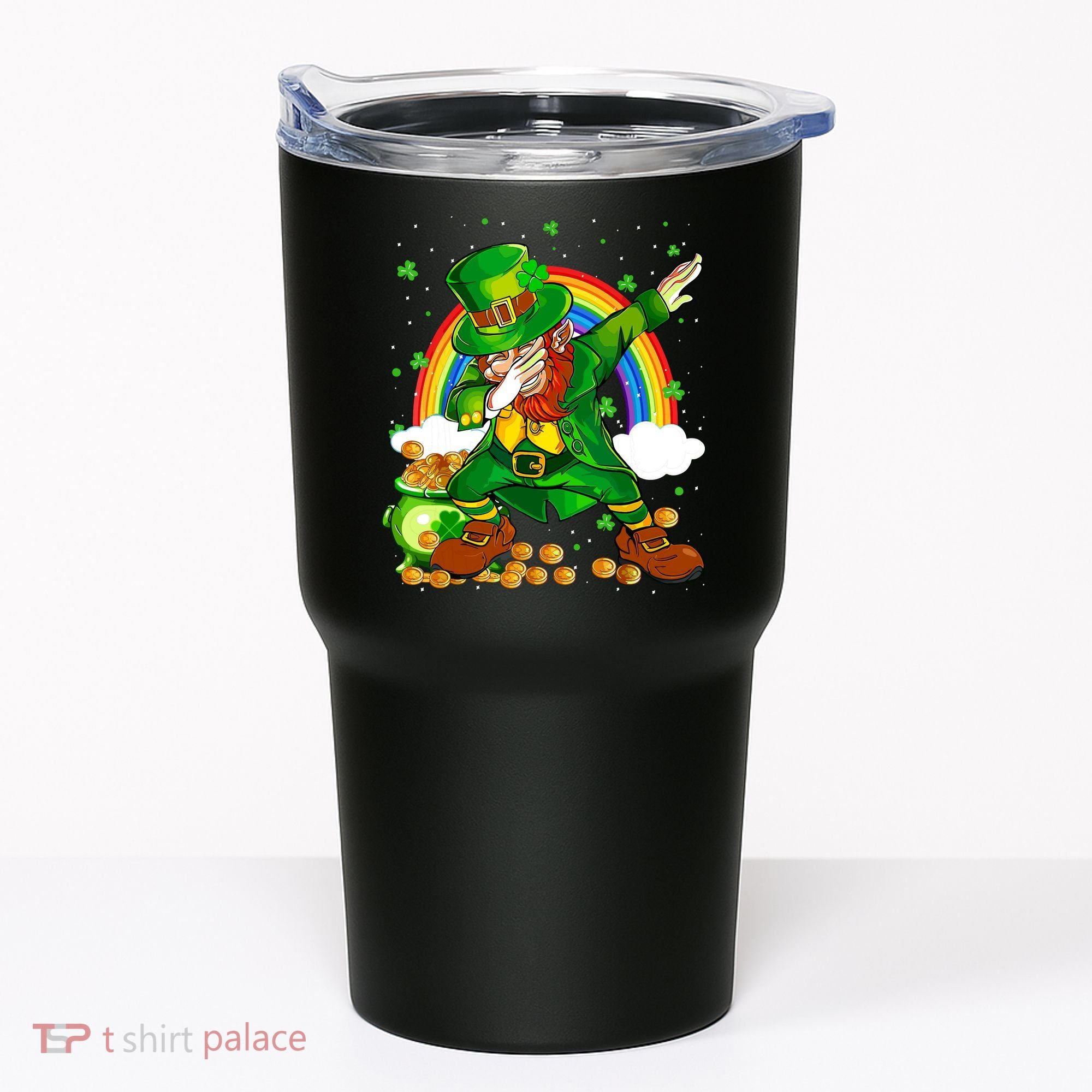 St Patricks Day Dabbing Leprechaun Boy Funny Dab Dance Tumbler